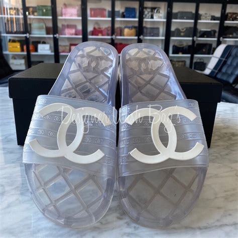 chanel jelly slides real vs fake|are chanel shoes genuine.